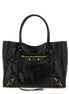 Balenciaga Black Lamb Leather Tote Bag