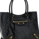 Balenciaga Black Lamb Leather Tote Bag