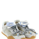 Fendi Gray Calfskin Athletic Sneakers