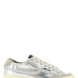 Autry Silver Canvas Low Top Sneakers