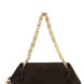 Ferragamo Brown Goatskin Shoulder Bag
