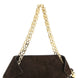 Ferragamo Brown Goatskin Shoulder Bag