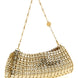 Paco Rabanne Gold Brass Clutch Bag