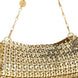 Paco Rabanne Gold Brass Clutch Bag