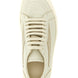 Rick Owens Beige Cowhide Low Top Sneakers