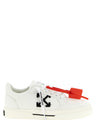 Off-White Bicolor Cotton Low Top Sneakers