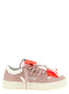 Off-White Multicolor Leather Low Top Sneakers