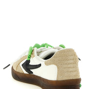 Off-White Multicolor Nylon Athletic Sneakers