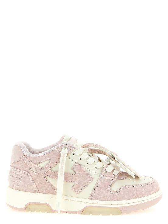 Αθλητικά παπούτσια Off-White από πολύχρωμο δέρμα χαμηλού προφίλ