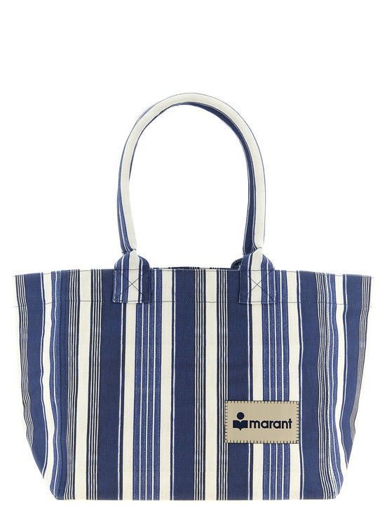 Isabel Marant Blue Cotton Tote Bag