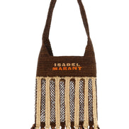 Isabel Marant Brown Raffia Shoulder Bag