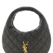 Saint Laurent Brown Lamb Leather Handbag