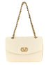 Valentino Garavani White Lamb Leather Shoulder Bag