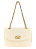 Valentino Garavani White Lamb Leather Shoulder Bag