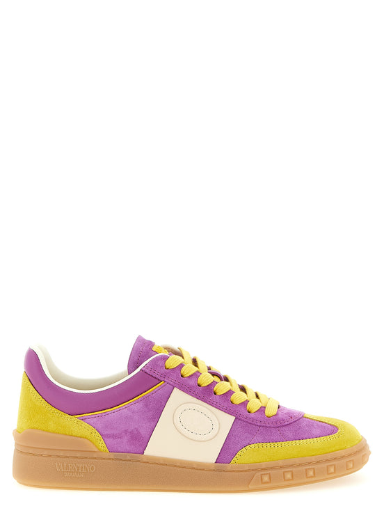 Valentino Garavani Multicolor Calfskin Athletic Sneakers