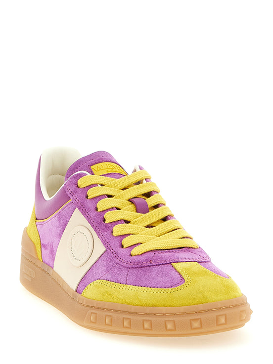 Valentino Garavani Multicolor Calfskin Athletic Sneakers