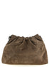 Brunello Cucinelli Brown Calfskin Clutch Bag