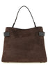 Brunello Cucinelli Brown Calfskin Handbag