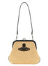 Vivienne Westwood Beige Cotton Clutch Bag