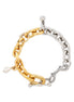 Paco Rabanne Multicolor Brass Necklace