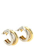 Paco Rabanne Multicolor Brass Earrings