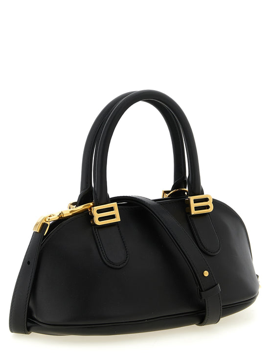 Balenciaga Mini Black Leather Handbag