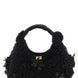 Ganni Black Organic Cotton Handbag