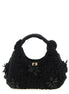 Ganni Black Organic Cotton Handbag
