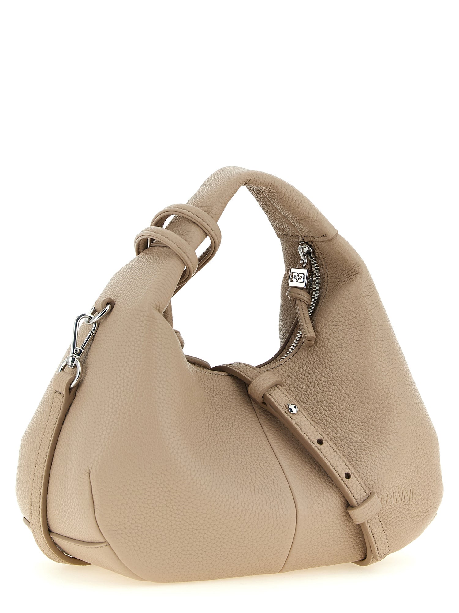 Ganni Beige Polyester Handbag
