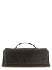 Brunello Cucinelli Brown Calfskin Clutch Bag