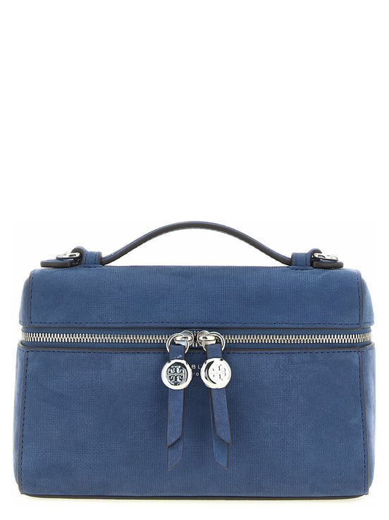 Τσάντα Tory Burch Blue Lamb Leather