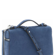Τσάντα Tory Burch Blue Lamb Leather