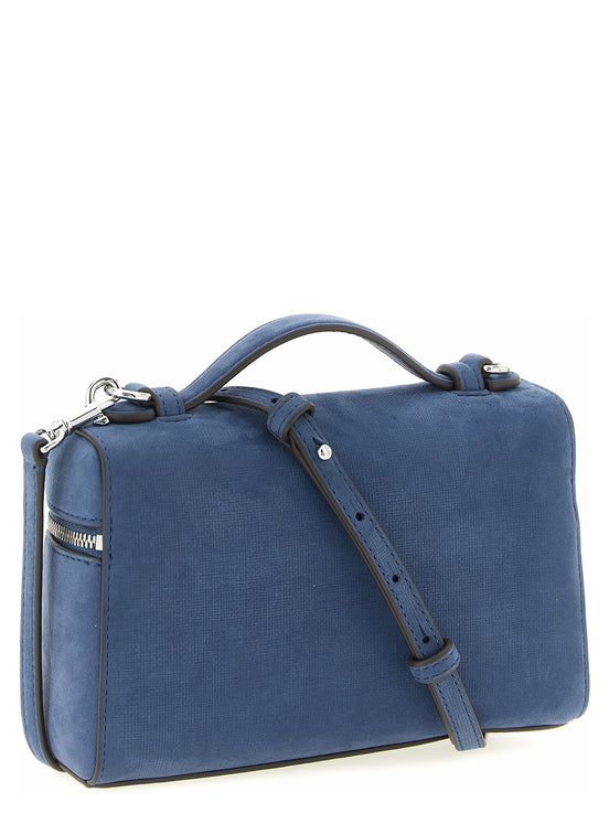 Τσάντα Tory Burch Blue Lamb Leather