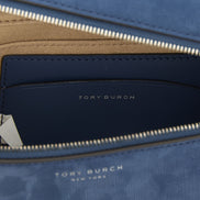 Τσάντα Tory Burch Blue Lamb Leather