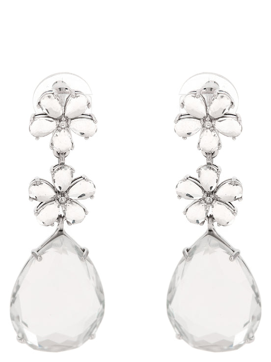 Self-Portrait Silver Brass Earrings