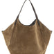 Brunello Cucinelli Brown Alpaca Leather Tote Bag