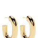 Paco Rabanne Gold Brass Earrings