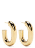 Paco Rabanne Gold Brass Earrings