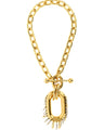 Paco Rabanne Gold Brass Necklace