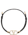 Valentino Garavani Black Polyester Bracelet