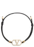 Valentino Garavani Black Polyester Bracelet