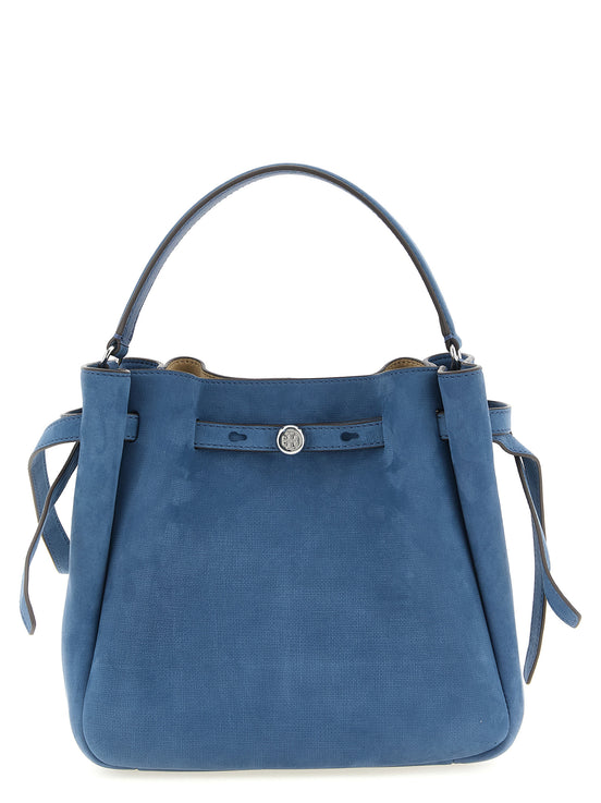 Τσάντα Tory Burch Blue Lamb Leather