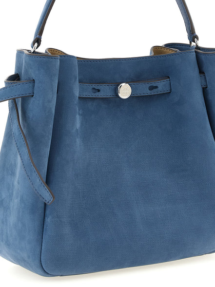 Tory Burch Blue Lamb Leather Handbag