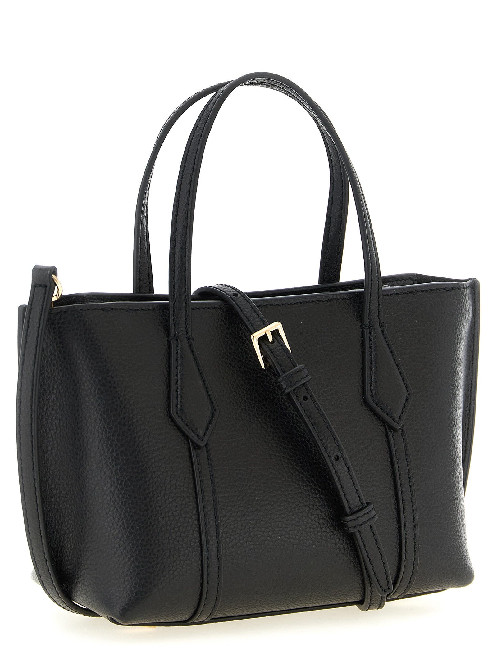 Tory Burch Black Cowhide Handbag