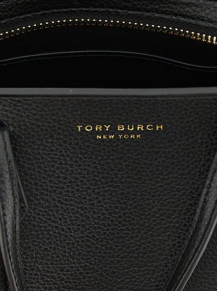 Tory Burch Black Cowhide Handbag