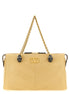 Valentino Garavani Beige Lamb Leather Shoulder Bag