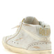 Golden Goose Beige Leather High Top Sneakers