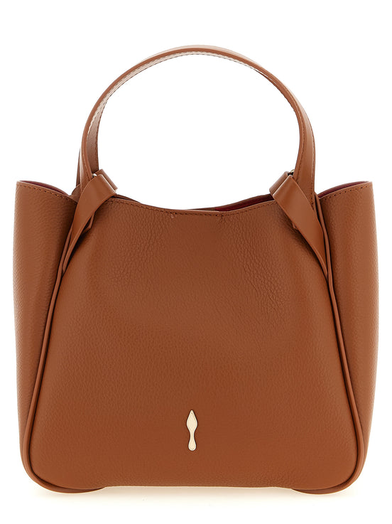 Τσάντα tote Christian Louboutin Brown Calfskin