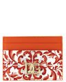 Dolce & Gabbana Orange Calfskin Cardholder