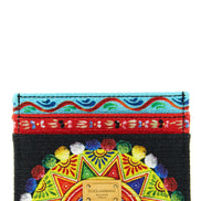 Dolce & Gabbana Multicolor Cotton Cardholder
